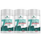 Kit 3x 7Sete Magnésios Bisglicinato,Carbonato,Ascorbato,Taurato,Malato 60 Caps 500mg Tuttiflora Kit 3x 7Sete Magnésios Bisglicinato,Carbonato,Ascorbato,Taurato,Malato 60 Caps 500mg Tuttiflora