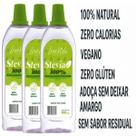 Kit 3x Adoçante Stevia 100ml 100% Natural zero amargor Kit 3x Adoçante Stevia 100ml 100% Natural zero amargor