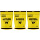 Kit 3x Albumina Naturovos 420g Sabor Natural
