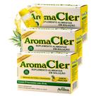 Kit 3x AromaCler Suplemento Alimentar Líquido 8 Flaconetes 10ml Sabor Abacaxi