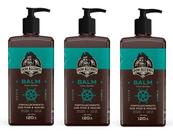 Kit 3x Balm Hidratante Barba 120ml Calico Jack Don Alcides Fragrância Cítrico