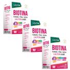 Kit 3x Biotina Lauton Hair 45mcg Cabelo Pele Unhas 60 Cps Vitamina C Zinco Complexo B Vegano Sabor:Sem Sabor Kit 3x Biotina Lauton Hair 45mcg Cabelo Pele Unhas 60 Cps Vitamina C Zinco Complexo B Vegano Sabor:Sem Sabor