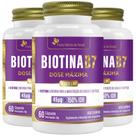 KIT 3X Biotina (Vitamina B7) 60 cápsulas - Flora Nativa