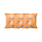 Kit 3X: Biscoito de Polvilho Cenoura e Cúrcuma Vegano Orgânico Crilancha 20g