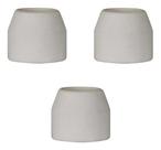 Kit 3x Bocal Ceramico P/ Tocha Corte Plasma P80 Kit 3x Bocal Ceramico P/ Tocha Corte Plasma P80