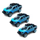 Kit 3x Brinquedo carrinho Camionete 4x4 propulsão - AP TOYS