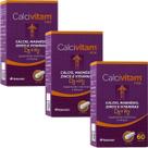 Kit 3X Calcivitam 600mg 60 Cápsulas - Herbamed