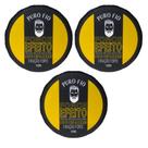 Kit 3x Cera Modeladora Masculina Puro Fio 120g Fixação Forte Pasta Modeladora