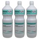 Kit 3x clorexidina aquosa riohex 0,2 1000ml rioquimica