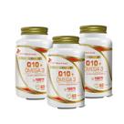 Kit 3x Coenzima Q10 100mg + Ômega 3 3x60 cps Flora Nativa