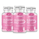 Kit 3x Colágeno Pro Pharmapro Suplemento Alimentar 180 Cápsulas
