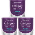 Kit 3X Colágeno Skin - 300g Neutro - Sanavita Kit 3X Colágeno Skin - 300g Neutro - Sanavita