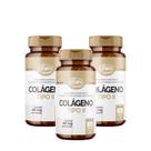 Kit 3x Colágeno Tipo II com Vitamina D 3x60 cápsulas Unilife