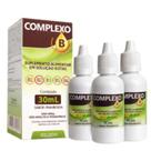 Kit 3x Complexo B Gotas 30ml Suplemento Alimentar