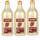 Kit 3x Condicionador Mandioca Profissional Hidratação 1000ml Naxos