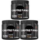Kit 3X Creatine Turbo Monohidratada - 150g Laranja - Black Skull