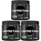 Kit 3X Creatine Turbo Monohidratada - 150g Limão - Black Skull
