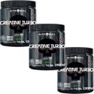 Kit 3X Creatine Turbo Monohidratada - 300g Limão - Black Skull