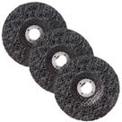 Kit 3x Disco Strip Remove Limpa Tinta Verniz Ferrugem 4.1/2