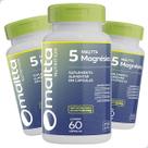 Kit 3x Duom 5 Magnésio Malato Quelato Taurato Citrato Óxido