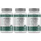 Kit 3X Ferro Quelato Bisglicinato - 60 Comprimidos - Lauton Nutrition