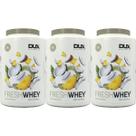 Kit 3X Fresh Whey - 900g Coco e Abacaxi - Dux Nutrition