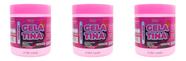 Kit 3x Gelatina Hidratação Definição De Cachos E Volume Manga Rosa 500g Naxos