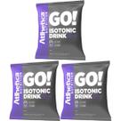 Kit 3X Go Isotonic Drink - 900g Refil Guaraná com Açaí - Atlhetica Nutrition Kit 3X Go Isotonic Drink - 900g Refil Guaraná com Açaí - Atlhetica Nutrition