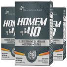 KIT 3X Homem +40 60 Cápsulas - Flora Nativa