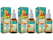 Kit 3x ImuniTrix Kids - Vitamina C + Zinco + Vitamina D3 30ml - Flora nativa do brasil