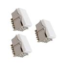 Kit 3x Interruptor Simples Branco Liz Tramontina 57115/010