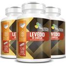 KIT 3X Levedo de Cerveja 500mg 120 cápsulas - Flora Nativa