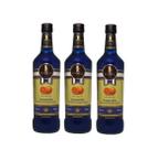 Kit 3x Licor Fórmula Curaçau Blue 720 ml