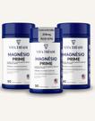 kit 3x Magnésio 350mg concentrado Trio Bisglicinato Dimalato Citrato 270 Cápsulas
