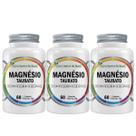 Kit 3x Magnésio Taurato 60 Capsulas Flora Nativa Do Brasil