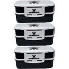 Kit 3X Marmiteira Preta - OtimaNutri