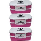 Kit 3X Marmiteira Rosa - OtimaNutri