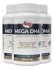 Kit 3x Mega DHA 1500mg 120 Caps Vitafor