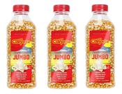 Kit 3x Milho Para Pipoca Tipo Jumbo - 685g - Pipoca Gigante