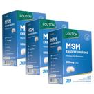 KIT 3X MSM (Enxofre Orgânico) Metil Sulfonil Metano 60 comprimidos - Lauton