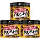 Kit 3X Nuclear Rush Pre Workut Powder - 100g Limão - BodyAction