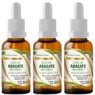 KIT 3X Óleo de Abacate com Vitamina E em Gotas 30ml - Flora nativa