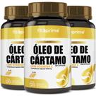 Kit 3x Óleo De Cártamo Com Vitamina E 120 cápsulas