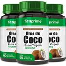 Kit 3x Óleo de Coco Extra Virgem 60 Cápsulas FitoPrime