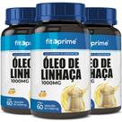 Kit 3x Óleo De Linhaça 60 cápsulas
