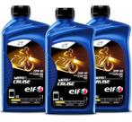 Kit 3x Óleo Mineral elf Moto 4 Cruise 20w50