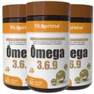Kit 3x Ômega 3 6 9 -60 cápsulas -Peixe, Linhaça e Borragem Kit 3x Ômega 3 6 9 -60 cápsulas -Peixe, Linhaça e Borragem