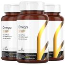 KIT 3X Ômega 3/6/9 ( Óleo de Peixe, Linhaça e Borragem) 60 Cápsulas - Natulha