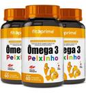 Kit 3x Ômega 3 Infantil Peixinho Sabor Cereja 60 cápsulas