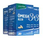 Kit 3x Ômega 3 Pro 1350mg 60 cápsulas Lauton Kit 3x Ômega 3 Pro 1350mg 60 cápsulas Lauton